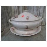 CERAMIC TUREEN & PLANTER