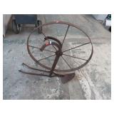 PUSH CULTIVATOR FRAME & WHEEL