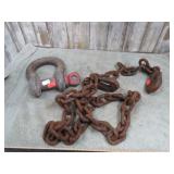 CHAIN W/ HOOKS & CLEVIS