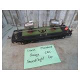 LIONEL STANDARD GAUGE 220 SEARCHLIGHT CAR