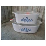 CORNINGWARE CORN FLOWER BAKING DISHES