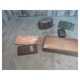 VINTAGE COIN BANK, ROLLS RAZOR SHARPENER, ETC