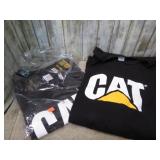2 NEW-- 2XL CAT T-SHIRTS