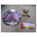 BRASS SPIGOT VALVE, ETC