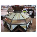STAINED GLASS CEILING LIGHT FIXTURE