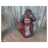 PIRATE BUST STATUE