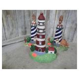 3-- CAST IRON LIGHTHOUSE DOOR STOPS