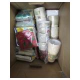 PAPER CUPS & NAPKINS