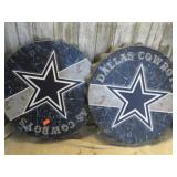 2--DALLAS COWBOYS BOTTLE CAP WALL PLAQUES