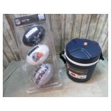NFL THERMOS & COWBOYS MINI FOOTBALLS