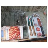 KITCHEN KNIVES, UTENSILS, ETC