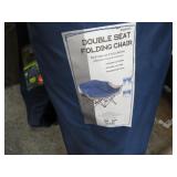 DOUBLE SEAT FOLDING CHAIR