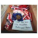 1996 NY CITY MARATHON PARTICIPATION MEDALS