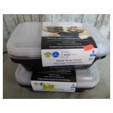 2-5pk FOOD STORAGE CONTAINERS
