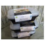 3--5pk FOOD STORAGE CONTAINERS