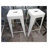 2-- METAL STOOLS
