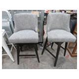2--SWIVEL BAR STOOLS