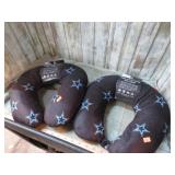 2-- COWBOYS RELAXATION NECK PILLOWS