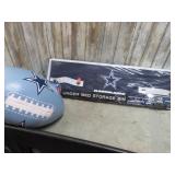 COWBOYS "FOOTBALL" & UNDER BED STORAGE BIN