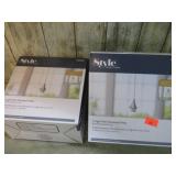 2--MINI PENDANT LIGHTS