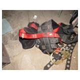 SAFETY HARNESS W/ FALL PROTECTION CABLE