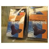 2 pair-- SEAL SKIN WATERPROOF SOCKS