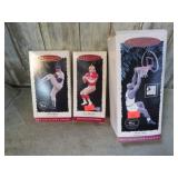 4-- HALLMARK CHRISTMAS ORNAMENTS