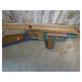 VINTAGE T. COHN TIN TOY SURE SHOT GUN