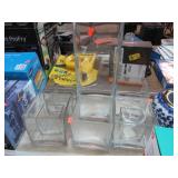 SET OF GLASS VASES