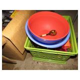 PLASTIC BOWL, CUPS ETC