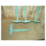 CAST IRON WALL BRACKETS - SHELVES -- PAT 1802