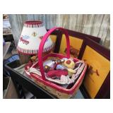 BABY ROOM DECOR, CRIB BUMPERS, LAMP, ETC