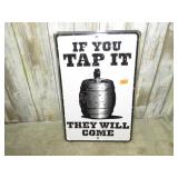BEER KEG SIGN