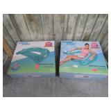 2-- BLOW-UP POOL LOUNGE FLOATS