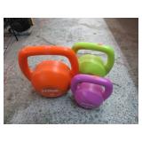 5, 10 & 15 lb KETTLE BELL EXERCISE WEIGHTS