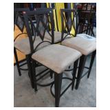 4-- BAR HEIGHT DINING ROOM CHAIRS