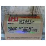 5-- 20ga 2 3/4" SLUG SHOTGUN SHELLS
