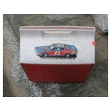 COOLER W/ VINTAGE RICHARD PETTY STICKERS