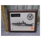 USS HARLAN COUNTY PLAQUE