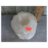 SELENITE CRYSTAL CANDLE HOLDER