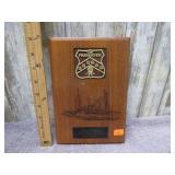 USS PRESERVER PLAQUE
