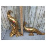 SYROCO PEACOCK FIGURES