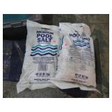 2-- 40 lb BAGS - MORTON POOL SALT