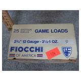 25-- 12ga 2 3/4" #9 SHOTGUN SHELLS