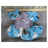 GIRLS FLANNEL VELVET ROSE -- 7 / 8