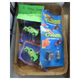 3--NINJA VANS & 2 HOTWHEELS CUSTOMIZER PAKS