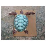 METAL SEA TURTLE WALL DECOR