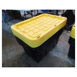 4-- STORAGE TUBS W/ LIDS