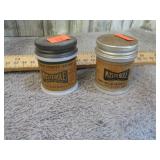 2-- VINTAGE MUSTEROLE JARS