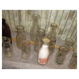 OLD MILK BOTTLES